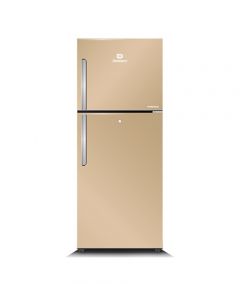 Dawlance CHROME+ Freezer-on-Top Refrigerator Hairline Golden 15 cu ft (9191-WB) - Musab Mall-1 (3 Months 0% Percent Profit Product Available On 48 Months Installment)